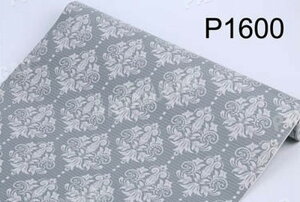 【50M】p1600 ダマスク柄 フラワー 花柄 パターン 壁紙 シール リフォーム 多用途 ウォールステッカー はがせる リメイクシート