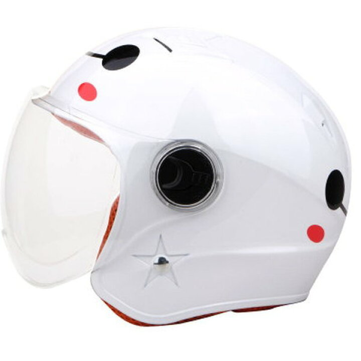 楽天市場 Kids アニマル ヘルメット クリアシールド付 女の子 男の子 軽量型 F 146 自転車 スケート バイク スキー 子供用 幼児 Parasugar