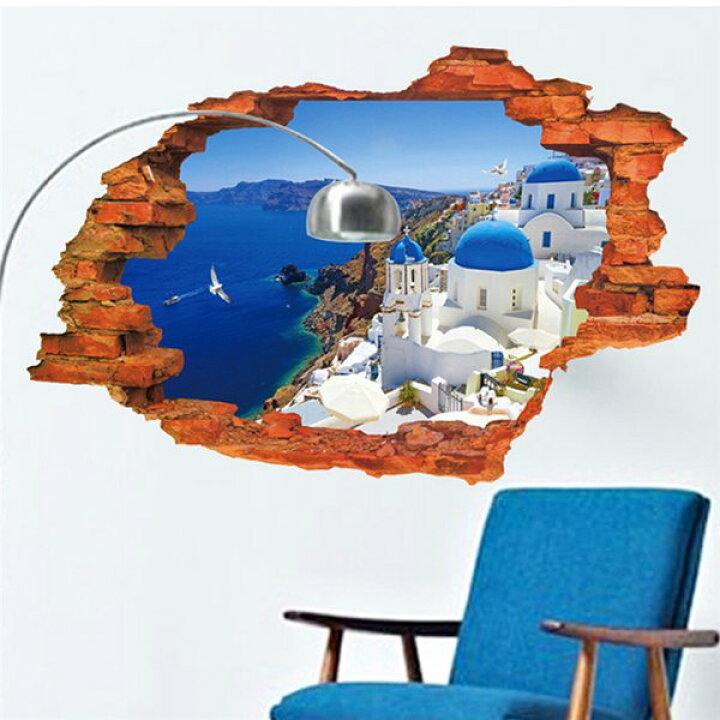 楽天市場 3d ウォールステッカー 海が見える丘 城 騙し絵 トリックアート はがせる 壁紙 シール 防水 Diy 壁 床 家具 インテリア 天井 Parasugar 楽天市場 3d ウォールステッカー 海が見える丘 城 騙し絵 トリックアート はがせる 壁紙 シール 防水 Diy 壁 床 家具 インテリア 天井 Parasugar