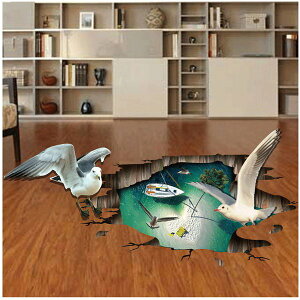 3D �E�H�[���X�e�b�J�[ ���̑��A �x���G �g���b�N�A�[�g �͂����� �ǎ� �V�[�� �h�� DIY �� �� �Ƌ� �C���e���A �V��