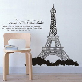 楽天市場 エッフェル塔 ウォールステッカーの通販