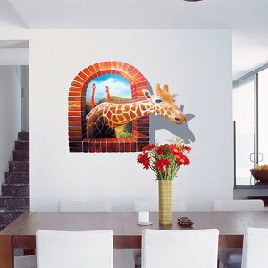 3D �E�H�[���X�e�b�J�[ �����K������ �L���� ! �x���G �g���b�N�A�[�g �������� �ǎ� �V�[�� �h�� DIY �� �� �C���e���A �|�X�^�[ �Ƌ�