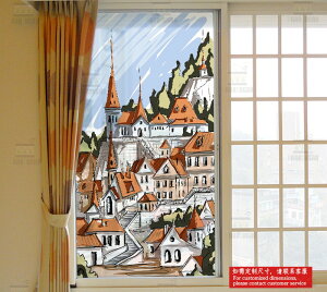 デザイン ガラスフィルム 【 半透明 タイプG-263】 目隠しシート 曇りガラス 飛散防止 プライバシー保護 シール すりガラス 壁