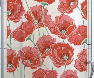 デザイン ガラスフィルム 【 半透明 タイプG-081】 目隠しシート 曇りガラス 飛散防止 プライバシー保護 シール すりガラス 壁