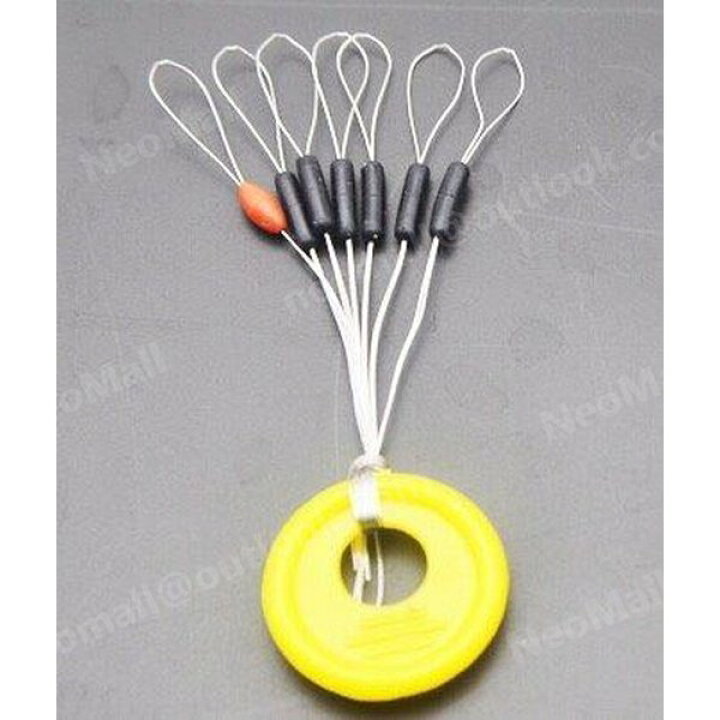 楽天市場 お買得 ウキ止め ゴム 円筒型 140個セット Mサイズ 浮き止め 釣り 釣具 ウキ釣り シンカーストッパー Parasugar