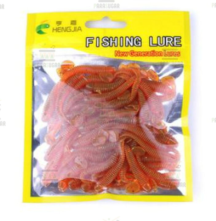 楽天市場 ソフトルアー ワーム シャッドテール オレンジ 2インチ 50個入り バス 根魚 アジ メバル 穴釣りに 釣具 釣り用品 Parasugar