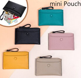 ミニポーチ 全5色 牛皮 レザー 鍵入れ 小銭入れ シンプル レザーキーケース n527