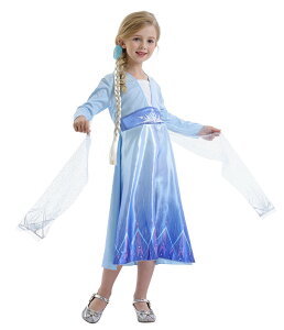 プリンセス ドレス 子供 仮装 女の子 コスチューム 衣装 コスプレ プレゼント リトルプリンセス お姫様 ブルー 107
