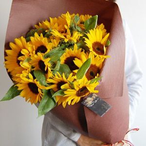 ひまわりの花束(40本)