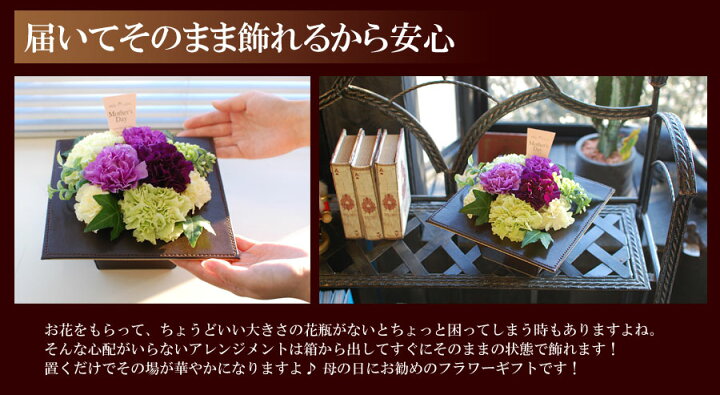 楽天市場 クール便配送 誕生日 プレゼント 花 ムーンダストのコントラスト アレンジフラワー 誕生日プレゼント 記念日 花 誕生日プレゼント ギフト フラワーギフト アレンジ 女性 男性 紫 青系 アレンジメント スタイリッシュ フラワーアレンジメント 生花 おしゃれ