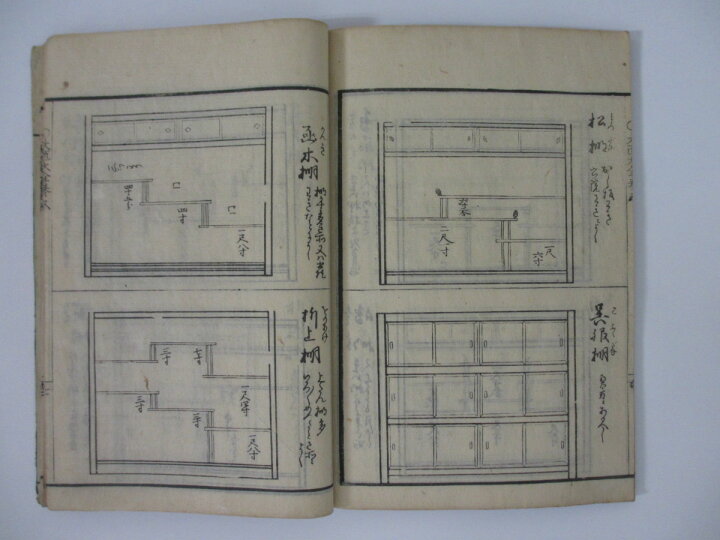 楽天市場】【中古】 新選増補大匠雛形大全 全5冊揃 1852年(寛永4年 