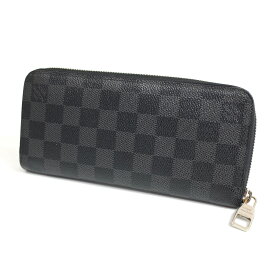 ルイヴィトン ラウンドファスナー長財布 ジッピー・ウォレット・ヴェルティカル N63095 ダミエ・グラフィット LOUIS VUITTON【中古】