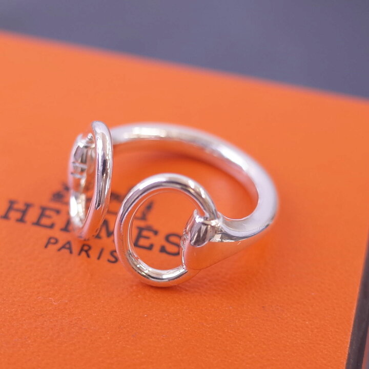 楽天市場】HERMES エルメス ナウシカ リング 指輪 シルバー925 