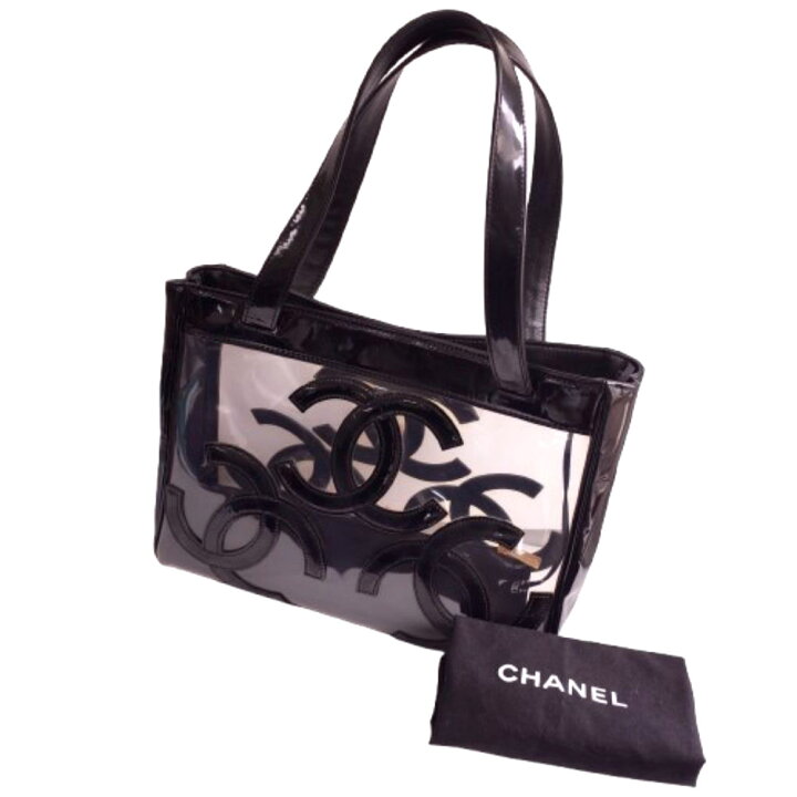 楽天市場】良好 CHANEL シャネル トリプルココマーク トートバッグ
