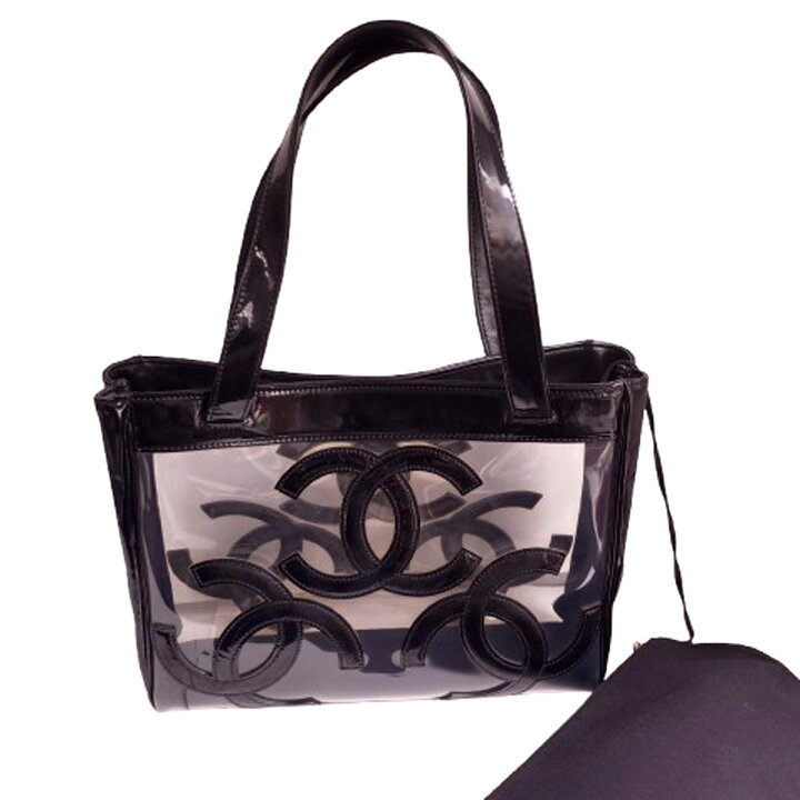 楽天市場】良好 CHANEL シャネル トリプルココマーク トートバッグ 