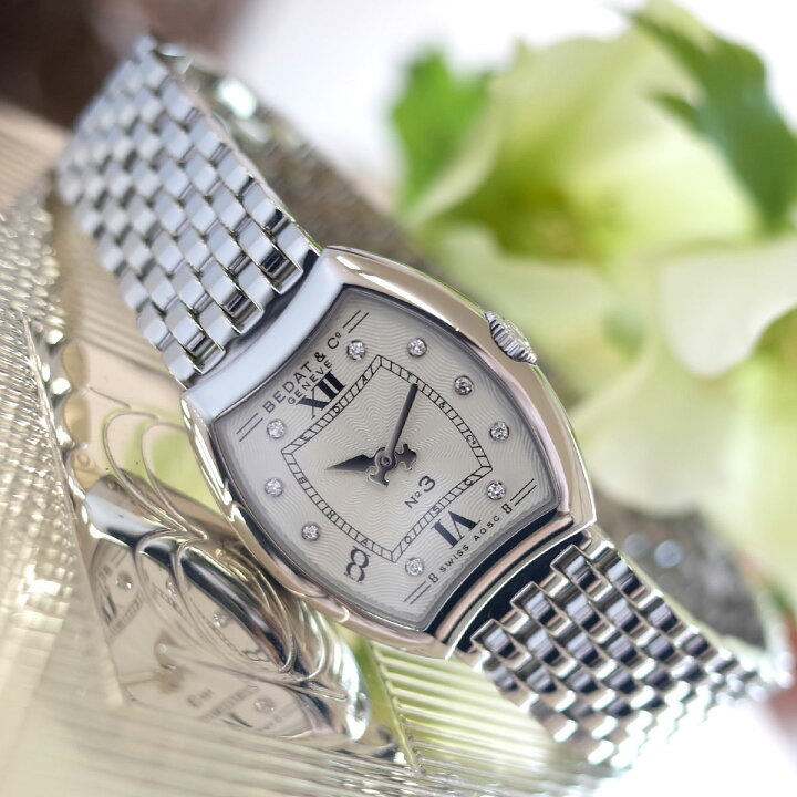 楽天市場】【中古】美品 ベダ＆カンパニー No.3 304 SS トノー ダイヤ  