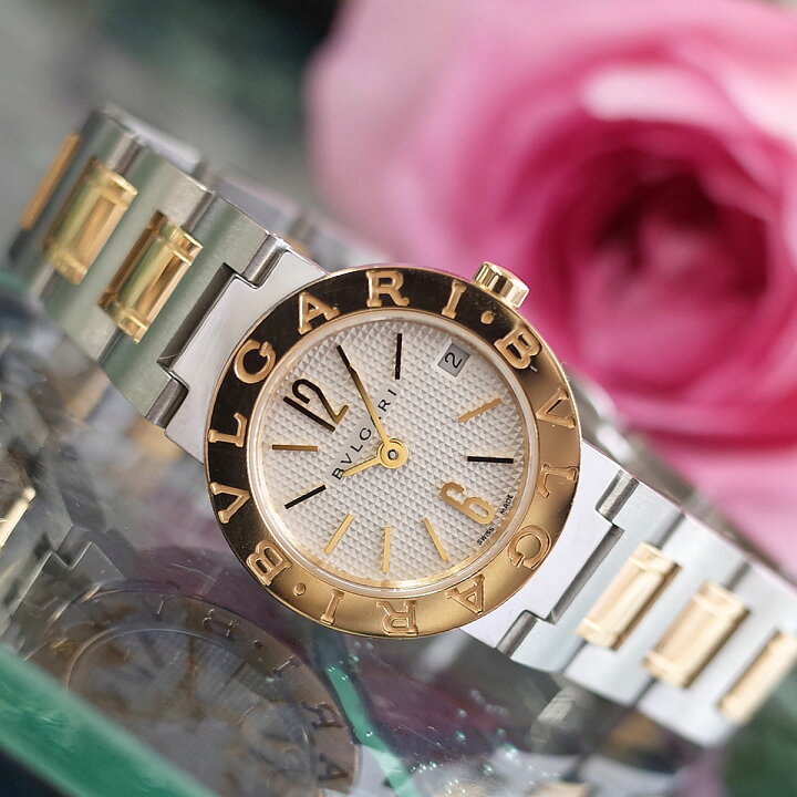 楽天市場】【中古】訳有 BVRGALI ブルガリブルガリ BB23SG コンビ YG  