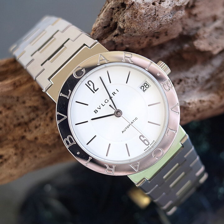 楽天市場】【中古】丁寧メンテ ブルガリブルガリ BB33SS AUTO 白文字盤  