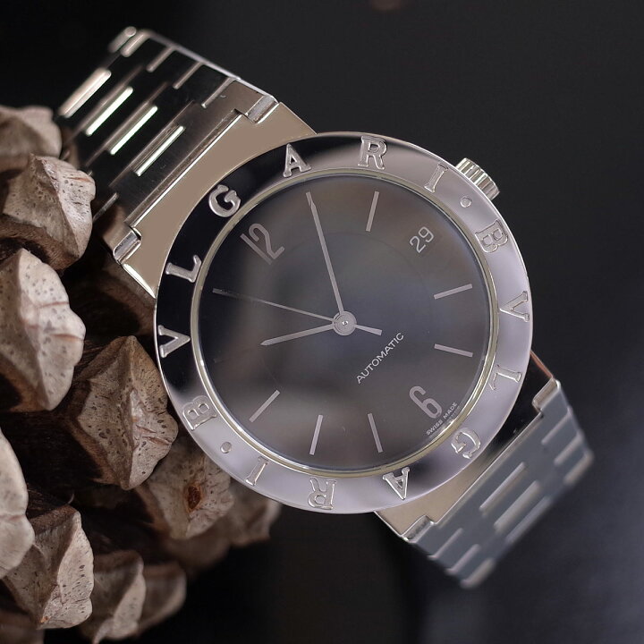 楽天市場】BVLGARI ブルガリブルガリ BB33SS AUTO デイト ブラック 
