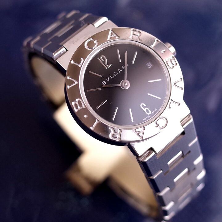 ブルガリ BVLGARI BB23SS ブルガリブルガリ デイト クォーツ レディース 内箱・保証書付き_907654【中古】