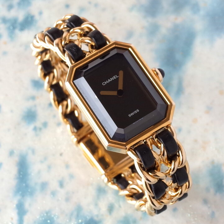 楽天市場】シャネル CHANEL プルミエール ブラック ゴールド H0001 L  