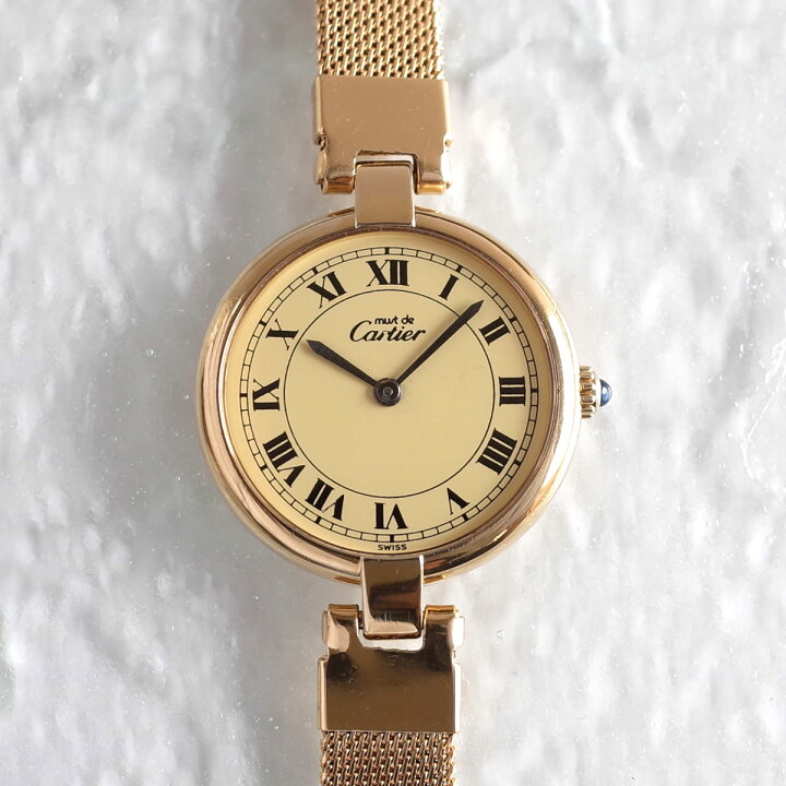 楽天市場】カルティエ マストヴァンドーム SM W590004 アイボリー  