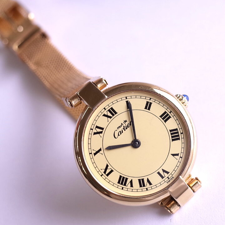 楽天市場】カルティエ マストヴァンドーム SM W590004 アイボリー  