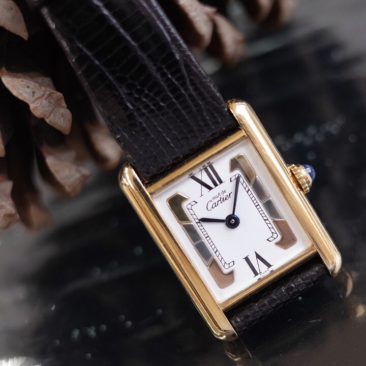 楽天市場】良品 カルティエ マストタンク SM W5057001 トリニティ  