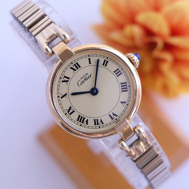 楽天市場】カルティエ マストヴァンドーム SM W590004 アイボリー  