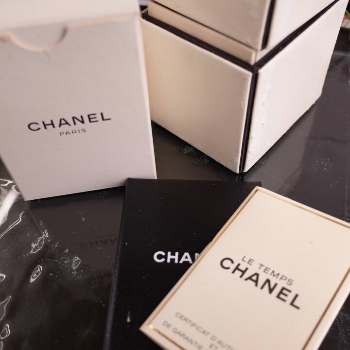 楽天市場】箱/保証書 シャネル CHANEL プルミエール ブラック シルバー 