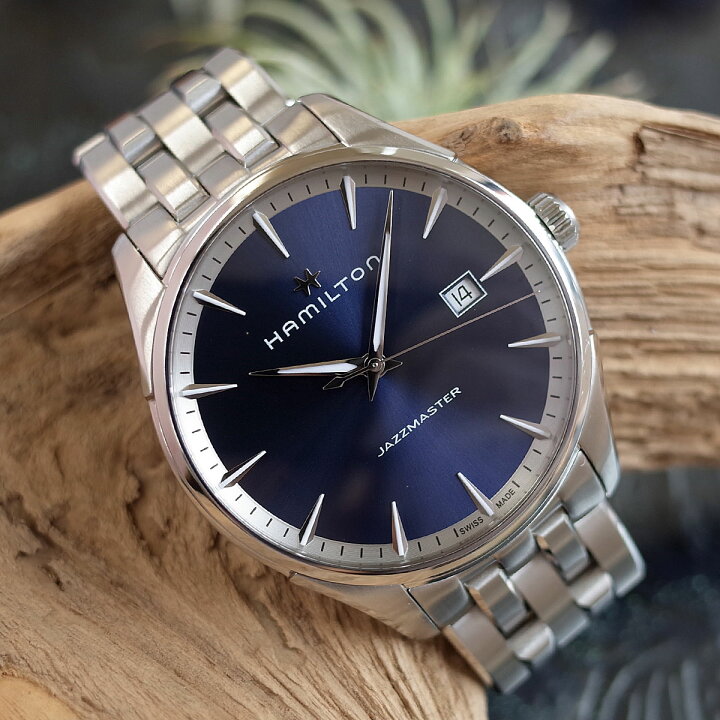 楽天市場】【中古】箱/保 良品 ハミルトン ジャズマスター SS 青文字盤  