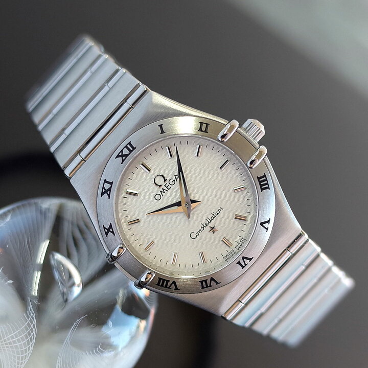 楽天市場】【中古】美品 オメガ コンステレーション 25.5mm SS 1572.30  