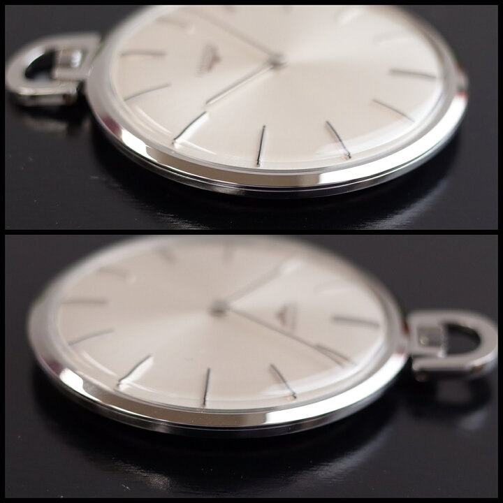 楽天市場】美品 ロンジン 懐中時計 シンプル 薄型 手巻 41mm ケース 