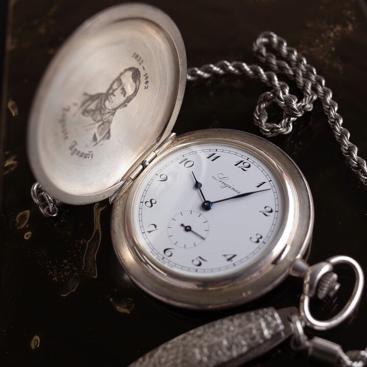 楽天市場】ロンジン 懐中時計 ハンターケース 銀無垢 L846.5151 150  