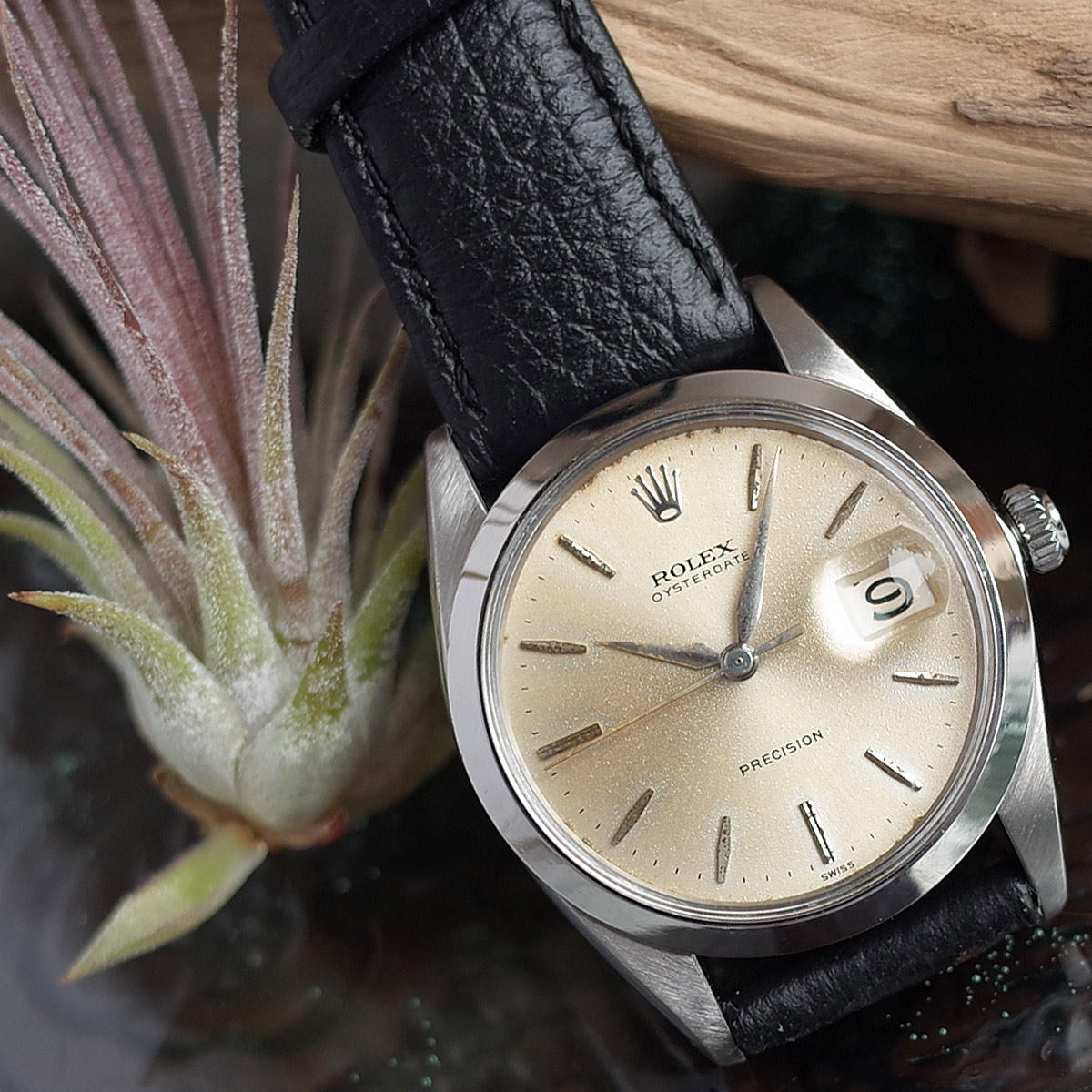 ロレックス 6694 1964年製 オイスターデイト プレシジョン SS メンズ 手巻き 腕時計 cal.1215 アンティーク ROLEX  【中古】【送料無料】【中古】 | ブランドショップパリノ