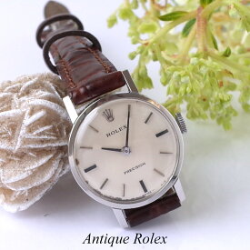 ロレックス 2649 プレシジョン SS ラウンド 1967年製 純正尾錠 アンティーク 手巻き 新品革ベルト ROLEX OH済1年保証