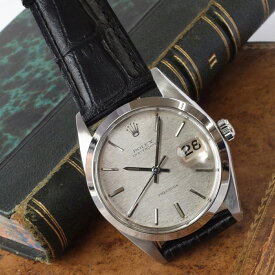 ロレックス 6694 オイスターデイト プレシジョン 1965年 SS ペンシル針 新品革ベルト メンズ 手巻 腕時計 ROLEX ヴィンテージ OH済1年保証