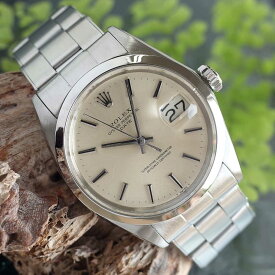 【中古】OH済 ロレックス 1500 1970年製 パーペチュアルデイト SS くさびインデックス リベットブレス 自動巻 メンズ 腕時計
