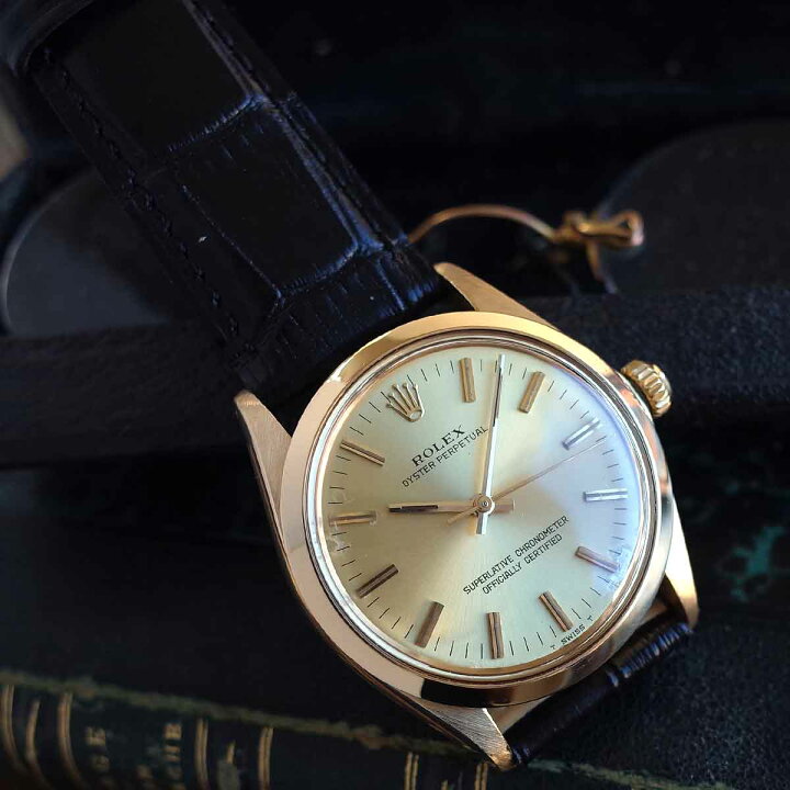 楽天市場】ロレックス 1002 オイスターパーペチュアル 1965年 750YG  