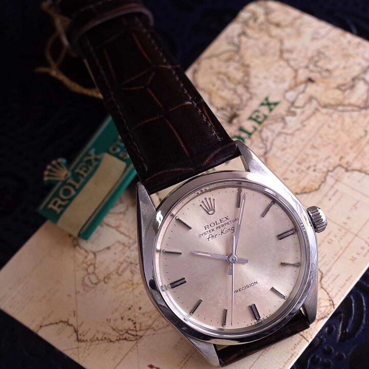 楽天市場】ロレックス 5500 エアキング 1978年 ケース 保証書 タグ SS  