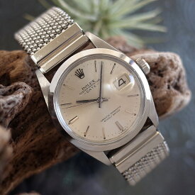 ロレックス 1500 オイスターパーペチュアル デイト 1966年 SS エルミテックス メンズ 腕時計 ROLEX アンティーク 【送料無料】【中古】