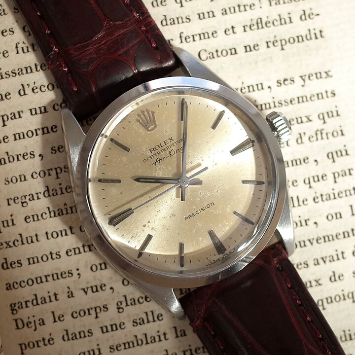 楽天市場】【中古】ロレックス 5500 エアキング 1965年 SS cal.1520 手 