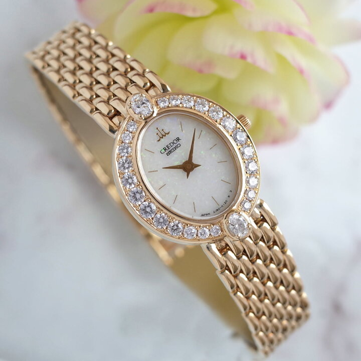 楽天市場】【中古】素敵 セイコー クレドール GTAP972 750YG K18  