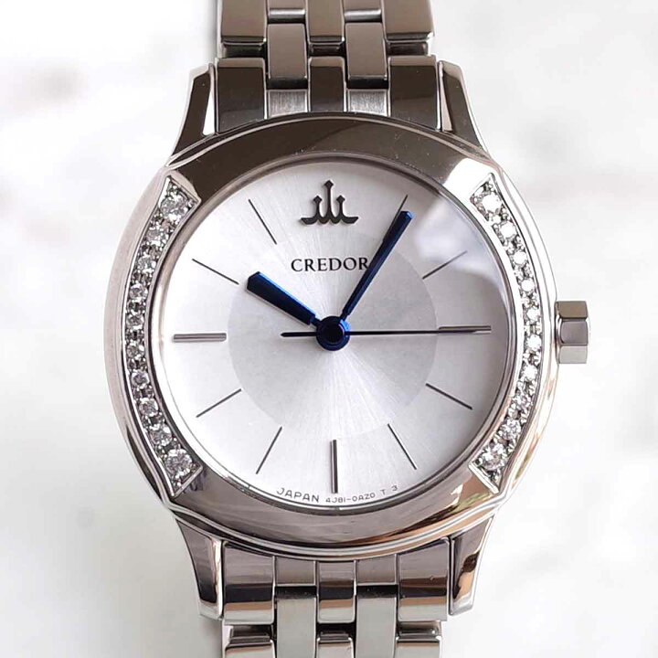 楽天市場】クレドール SEIKO シグノ ダイヤベゼル 青針 GSAS955 4J81 