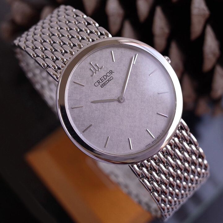 楽天市場】希少 セイコー クレドール シグノ PT950 プラチナ950 5A74  