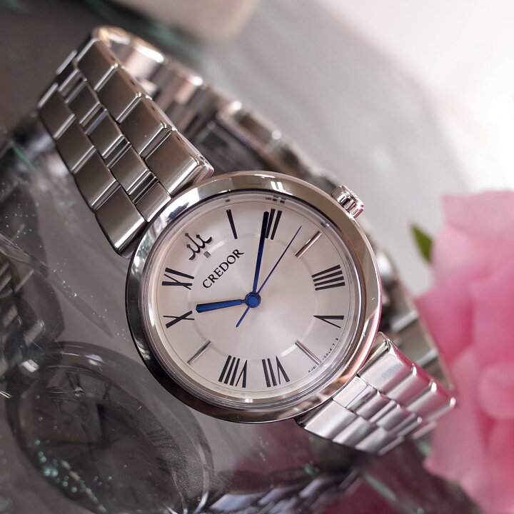 楽天市場】SEIKO CREDOR クレドール アクア 4J81-0AG0 白文字盤 青針 