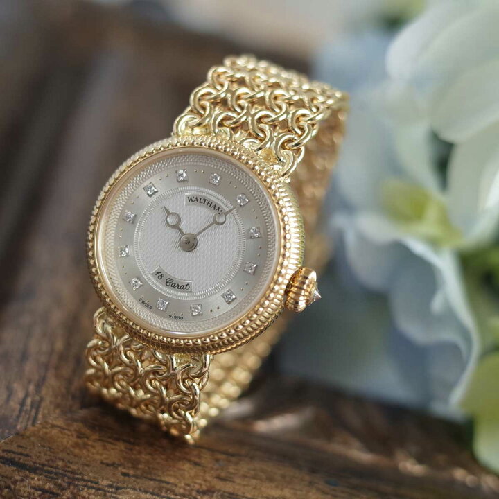 楽天市場】ウォルサム 750YG K18 スケルトン ブレス 91950 総重量42.7g  