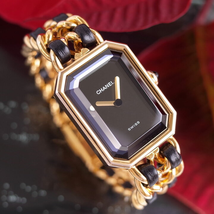 楽天市場】シャネル CHANEL プルミエール ブラック ゴールド H0001 S  