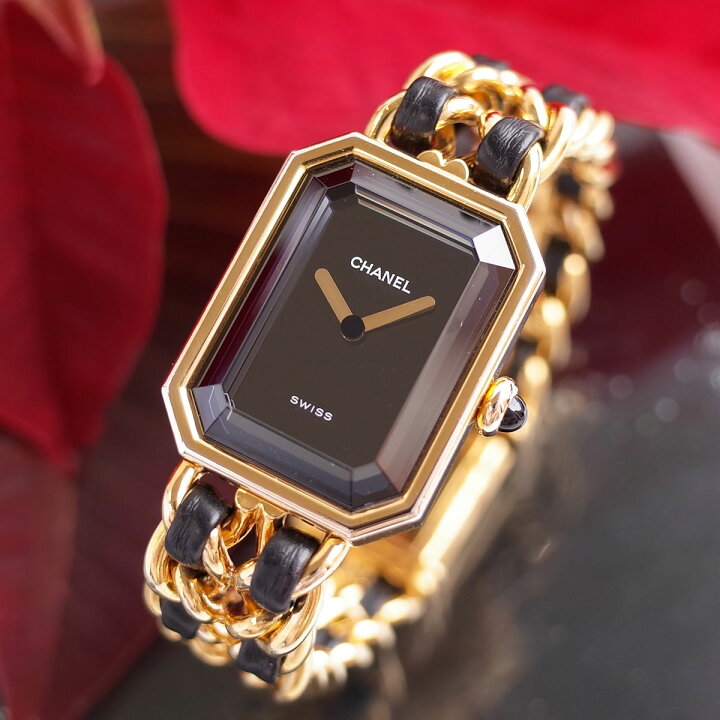 楽天市場】シャネル CHANEL プルミエール ブラック ゴールド H0001 S 