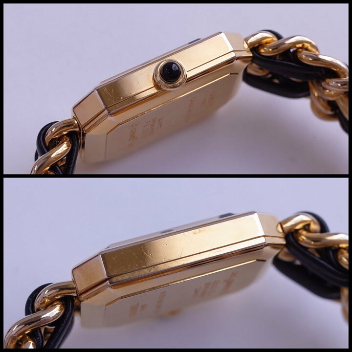 楽天市場】シャネル CHANEL プルミエール ブラック ゴールド H0001 M  